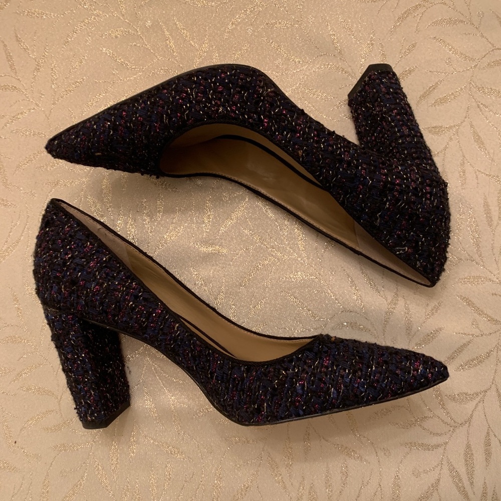 👾Black Ann Taylor “Sparkly” Pumps👾